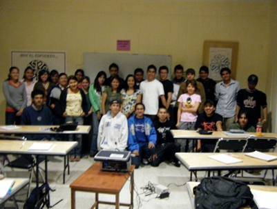 Clase con proyector